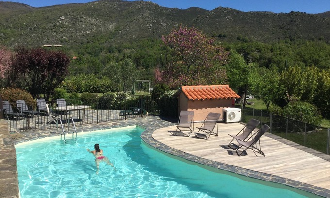 Mosset Villa | casa 4 *, piscina privada climatizada, baño nordico, jardín, calma y naturaleza
