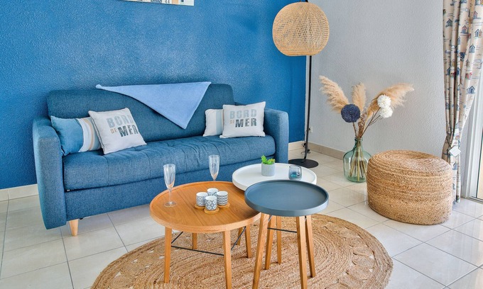 Fouesnant Apartamento | A 400 m del mar, apartamento con terraza para 2