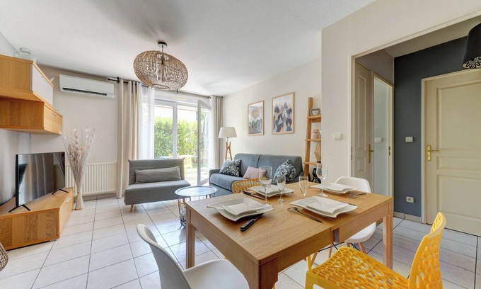 Viviani - Bonnevay Apartamento | ⭐️40m2, terraza + jardín cerca de Eurexpo, Gerland⭐️
