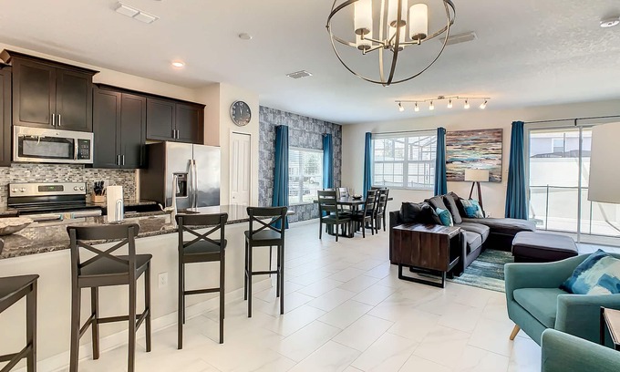 Kissimmee Casa | 4874 - 5 Bedroom Townhome with Private Pool in Storey Lake Resort Under 10 Minutes to Disney