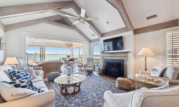South Beach Villa | 49 Lands End Road ~ Best Views of Harbour Town and Daufuskie from 4Br Villa!