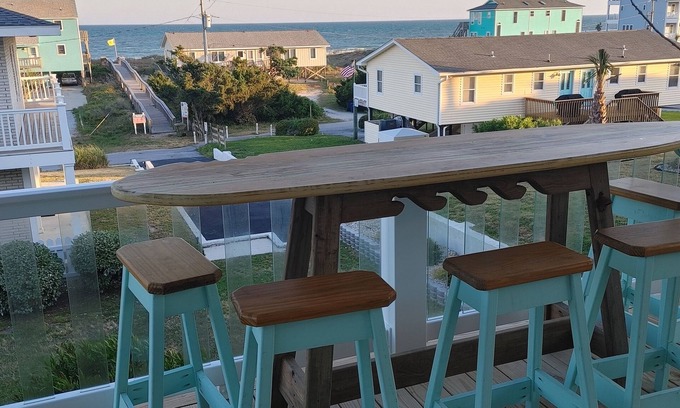 Emerald Isle Casa | 4br 4bath Oceanview house w pool and hot tub. See VRBO # 4598329 for 2026 dates