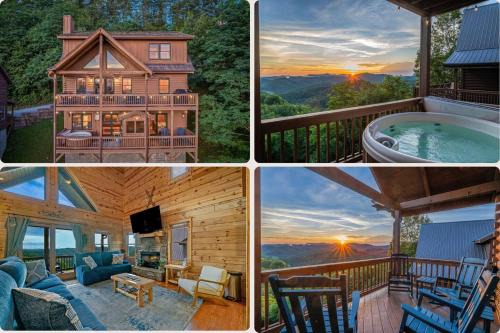 Wolf Laurel Casa | 4BR Cabin with Ski Resort, Mtn Views & Hot Tub