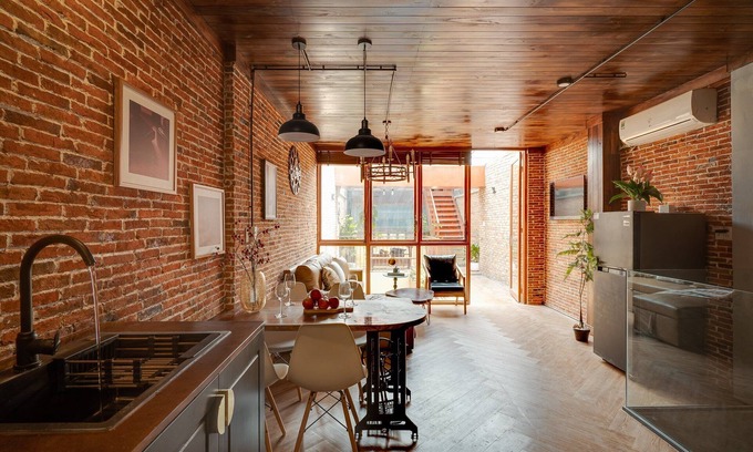 Downtown Ho Chi Minh City Casa | 4BR Industrial Gem with Rooftop Garden by Bến Thành