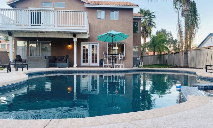 Lake Elsinore Casa | 4BR, Pool,Spa, Mini Golf, A+ House