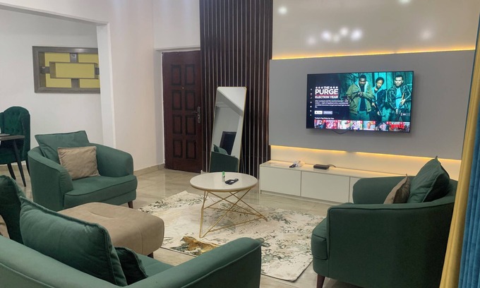 Abuja Apartamento | 4minutes from Aso Rock Villa, King Bed, 3-bedroom apartment, Chef, Outdoor Games