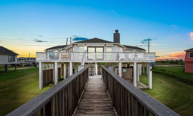 Galveston Casa | 5 Bdr./ 3 baños * W. Casa frente a la playa de Galveston