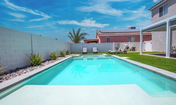 North Las Vegas Casa | 5-BR Haven with Arcade, Grill & Pool - Family Fun!