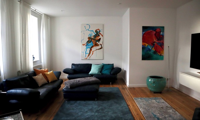 Breetz Apartamento | 5 Ferienwohnung in Historischem Alten Gutshaus in Breetz am Fluss
