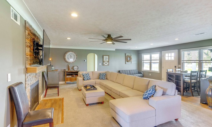 Port Clinton Casa | 5 Mi to Lake: Port Clinton Home w/ Gazebo & Grill!