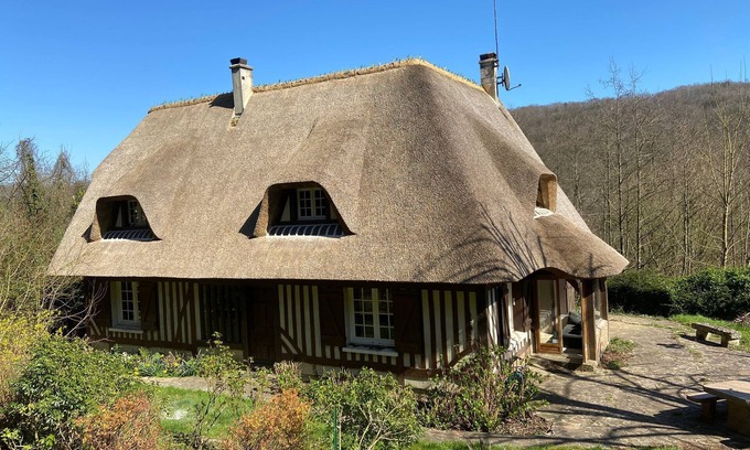 Ablon Casa | 5 min from the sea, Chaumière on the heights of Honfleur with jacuzzi