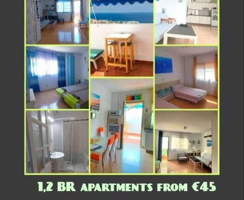 El Tablero Apartamento | 5 minutes close by Playa del Inglés-1&2BR aptm with view & private terrace for 2 persons