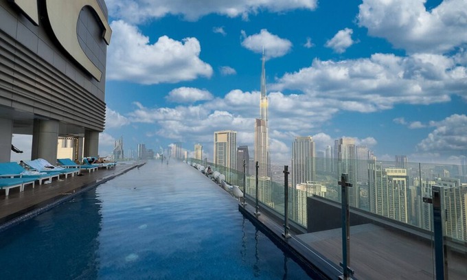 Al Wasl Apartamento | 5-Star Amenities on 55th Floor 2BR with Burj View & Infinity Pool