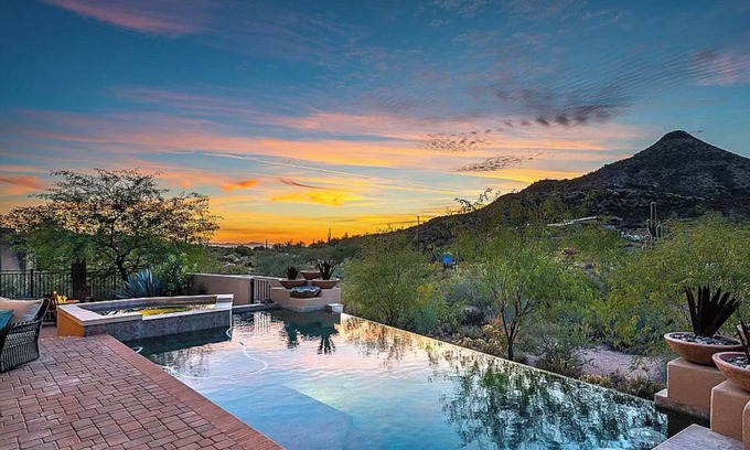 Desert Mountain Casa | 5 Star INFINITY POOL Saguaro Mountain Desert House