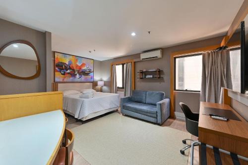 Itaim Bibi Apartamento | 503 Flat particular dentro do Hotel Transamerica Faria lima + sofa-cama!