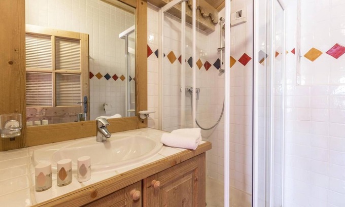 Les Belleville Apartamento | 200m del centro estación, 3.o piso, vista montaña, fitness, piscina, sauna, hammam, balcón