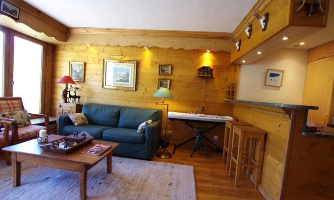 Tignes le Lac Apartamento | 20m del centro estación, 7.o piso, vista lago, balcón, tv, local para esquís, 55m², Tignes
