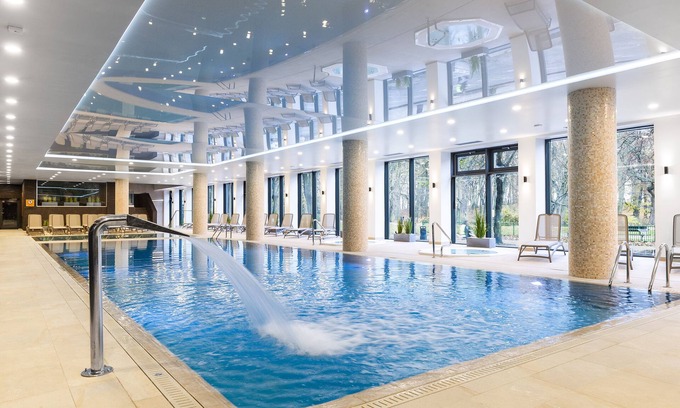 Kolobrzeg Apartamento | 50m2 - Deluxe. Piscinas, saunas y gimnasio, a 400 m de la playa.