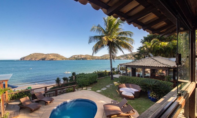 Regiao dos Lagos Villa | Villa de 5 Habitaciones Frente al Mar – Ideal para Familias y Grupos