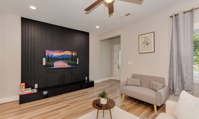 Charlotte Casa | 5BR Retreat With Hot Tub – Near Uptown & Airport!