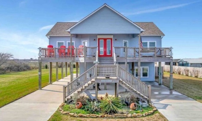 Port Lavaca Casa | Paraíso de 5 habitaciones frente al mar, pesca, relájate y descansa