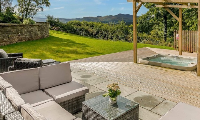 Brecon Cabaña | Alojamiento de 6 habitaciones en Cradoc, cerca de Brecon