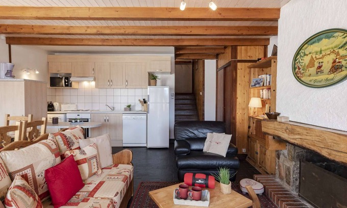 Pla d'Adet Apartamento | Apartamento para 6 pers. cerca de pistas con chimenea
