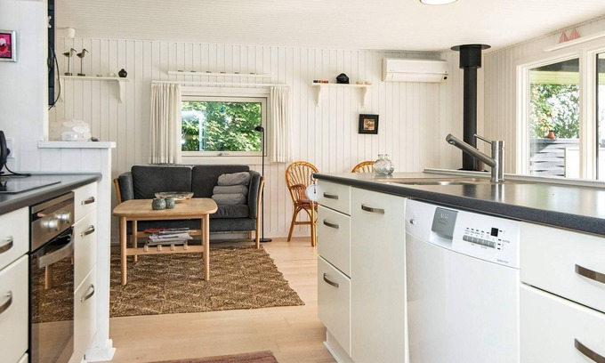 Bjert Casa | Encantadora casa de vacaciones con terraza en Jutlandia