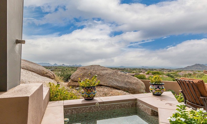 Desert Mountain Casa | Hermosa casa personalizada de Desert Mountain: impresionantes vistas a la montaña y a la ciudad