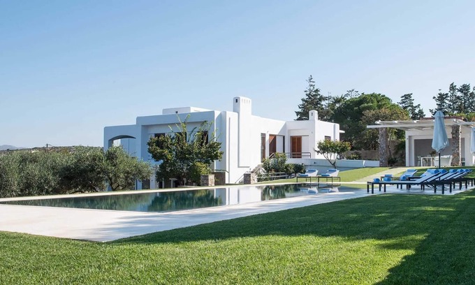 Kounoupidiana Villa | 7 bed, private pool, walk to beach, huge grounds.