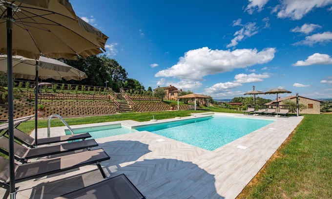 Cignano Casa | Auténtica cabaña toscana con hermosa piscina privada y sugerente panorama