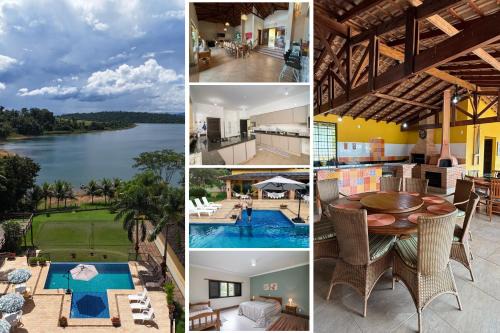 Ibiraci Casa | 7 QUARTOS, sendo 6 SUÍTES, PISCINA AQUECIDA borda infinita na REPRESA de DELFINÓPOLIS