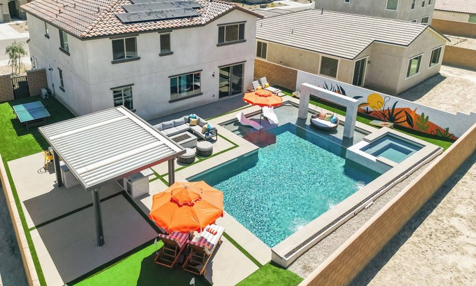 Coachella Casa | 7BR Escape / Pool, Game Room / Golf / Sleeps 19