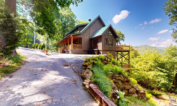 Sapphire Casa | 8-acre retreat near Sapphire Ski Valley with pool access, fireplace, & deck