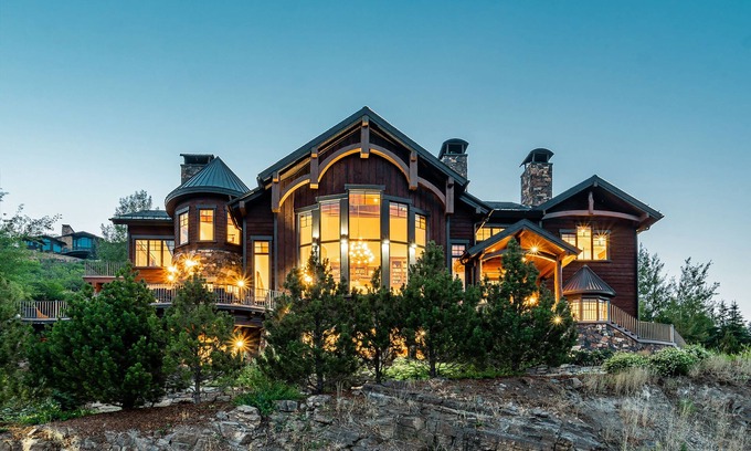 Deer Valley Casa | 8 Bedroom Deer Valley Masterpiece with endless views. Theater, hot tub, game room, ski-in/out