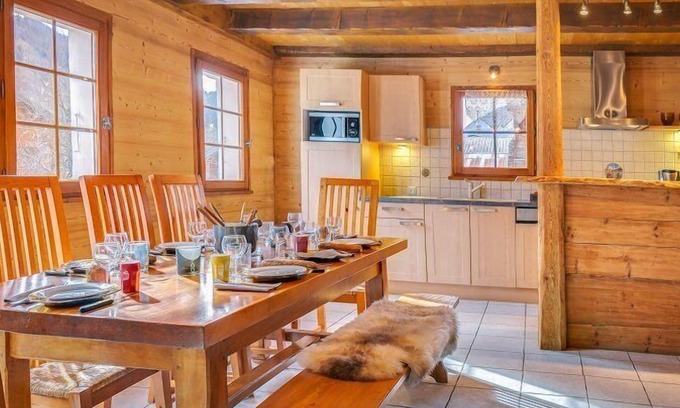 La Chapelle-d'Abondance Apartamento | Piso para 8 personas en chalet contiguo, centro del pueblo, cerca de las pistas