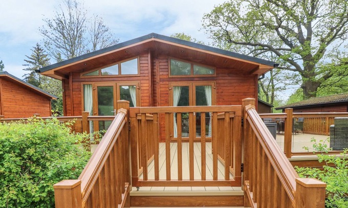 Troutbeck Bridge Cabina | 8 Madera de Waterside, PUENTE DE TRUCHA