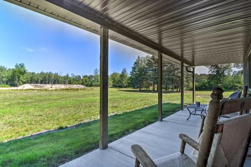 Au Gres Township Casa | 800-Acre Au Gres Oasis 2 Ponds and ATV Trails!