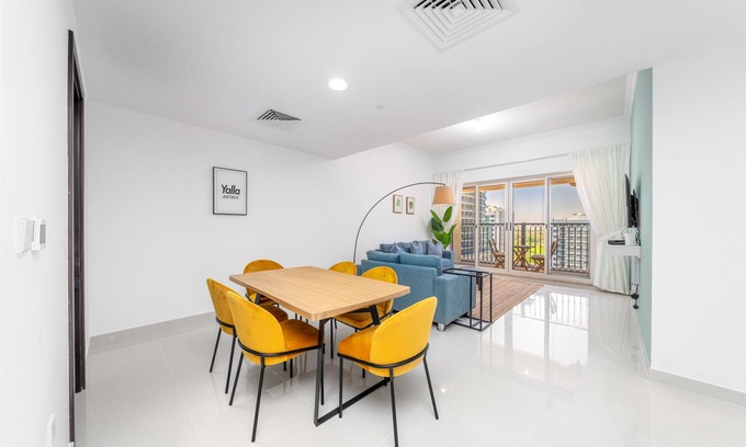 Dubai Sports City Apartamento | Canal Residence West Arabian - 2BR