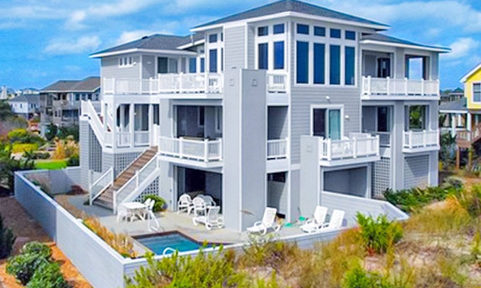 Whalehead Beach Casa | 8BR Oceanfront | Pool | Hot Tub | Pool Table