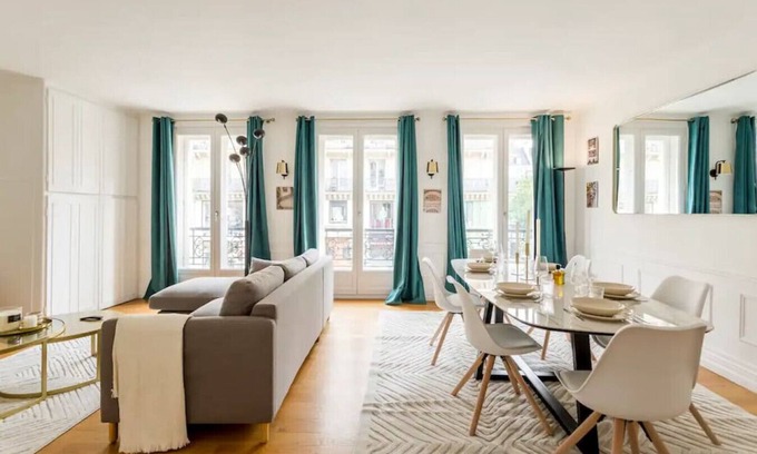 Saint-Gervais Apartamento | 8P/3BR Le Marais Spacious, Central & Historic Apt