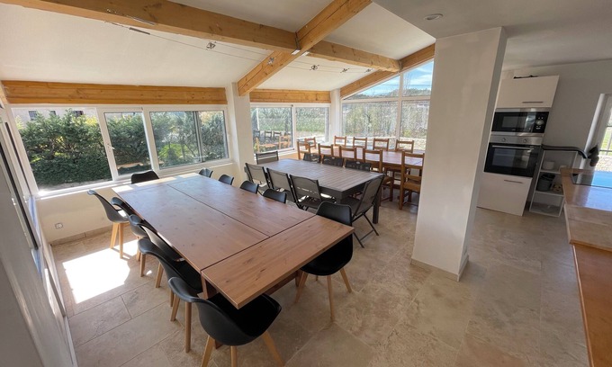 Rosieres Casa | 9-bedroom house in charming Rosières with AC, fitness room, WiFi