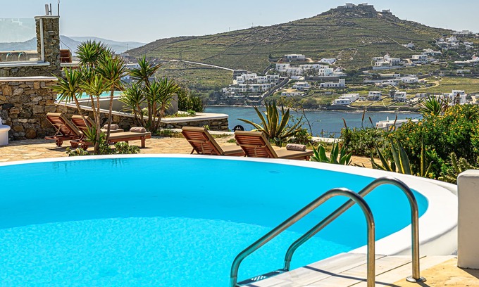 Psarou Villa | 9 Muses Villa Terpsichore, 4 BR with private pool!
