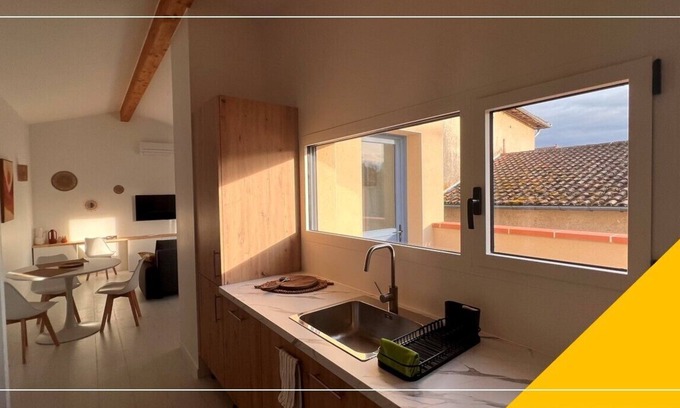 Saint-Sauveur Apartamento | A 15 mn de Toulouse, Spacieux T3 Calme et Lumineux