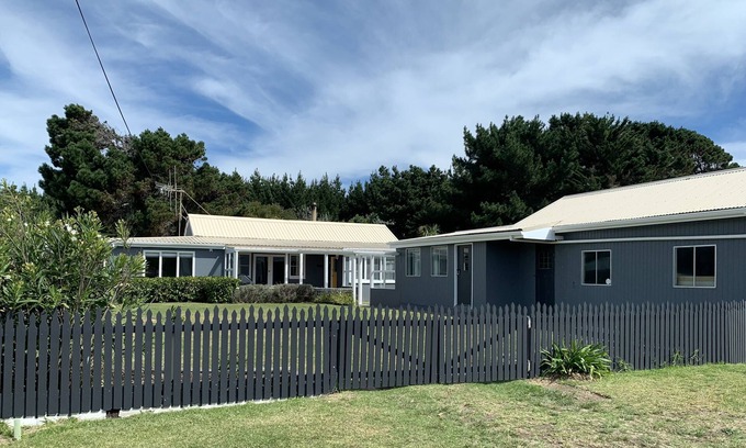 Foxton Beach Casa | Una familia amigable Bach
