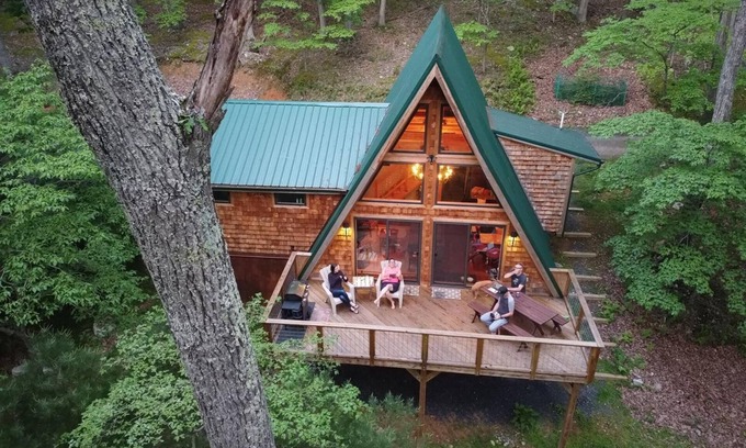 Wardensville Cabina | Escape de cabina A-Frame en el bosque nacional George Washington, área de Lost River, WV