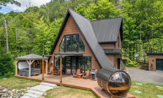 Sainte-Beatrix Chalet De Esquí | A-FRAME-DU-NORD | ALUNA