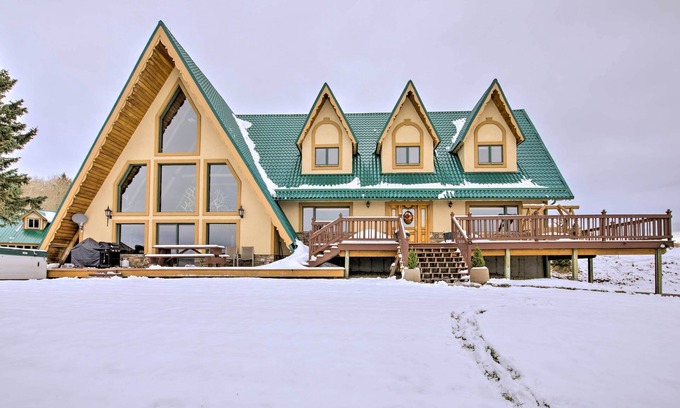 Bozeman Casa | A-Frame Home w/ Breathtaking Views & Hot Tub!