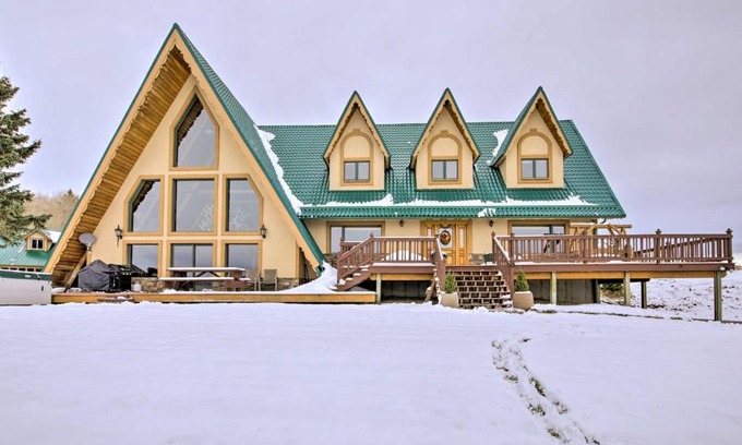 Bozeman Casa | A-Frame Home with Breathtaking Views and Hot Tub!