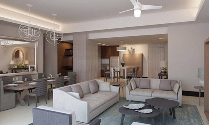 Nuevo Vallarta Apartamento | Hermoso loft presidencial de 3 habitaciones - Grand Luxxe, Nueva Vallarta